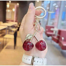 🍒 Bolsa Baguete Cereja Elegance + Chaveiro