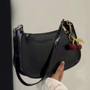 🍒 Bolsa Baguete Cereja Elegance + Chaveiro