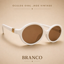 Óculos de Sol Feminino Oval Vintage com Proteção UV400